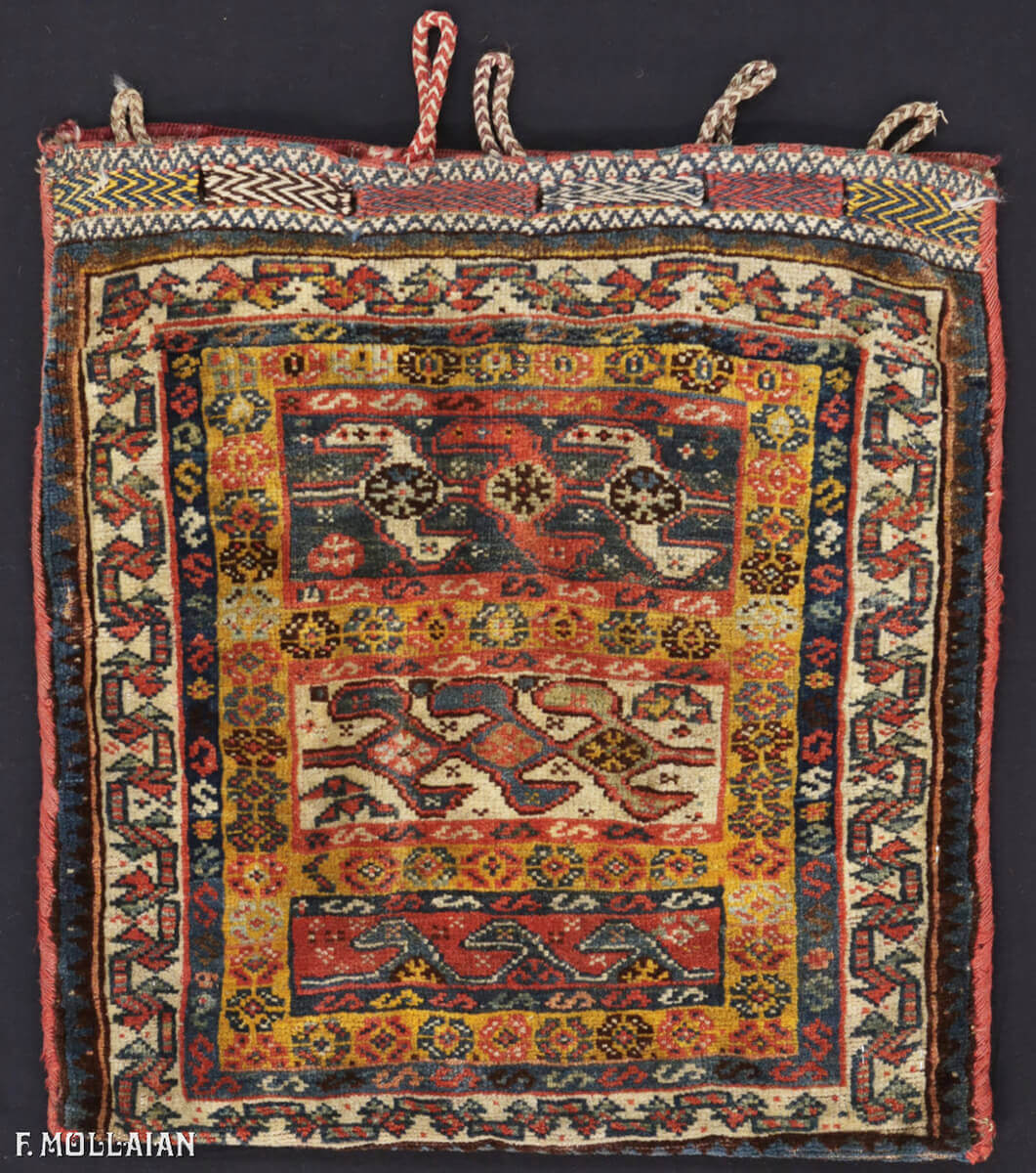 Square Antique Persian Kashkuli Rug n°:19307700